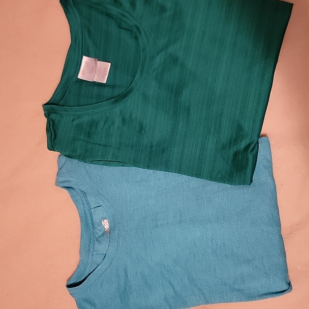 Bundle of two workout tops; Avia & Danskin Now